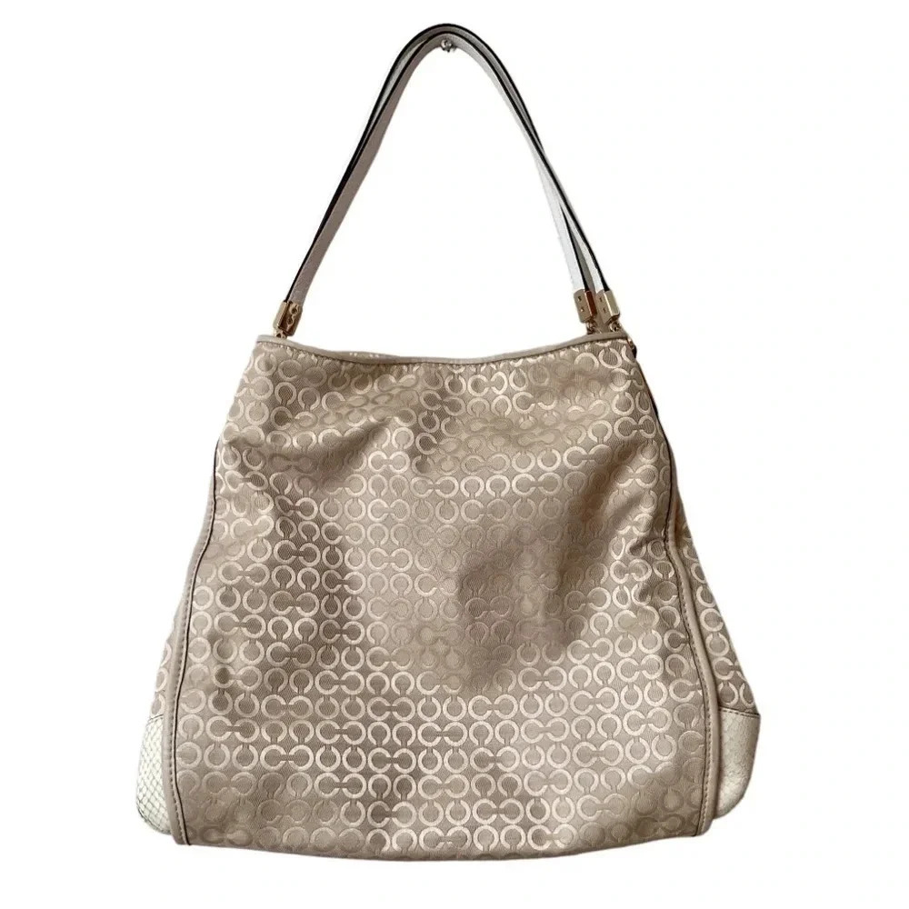 Coach Cream Shoulder Bag